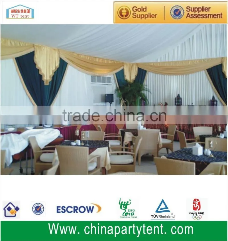 Outdoor luxury tent party wedding tents with pvc
