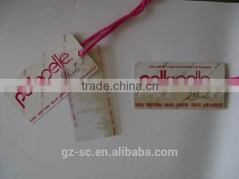 PVC hang tags SCHT-0011