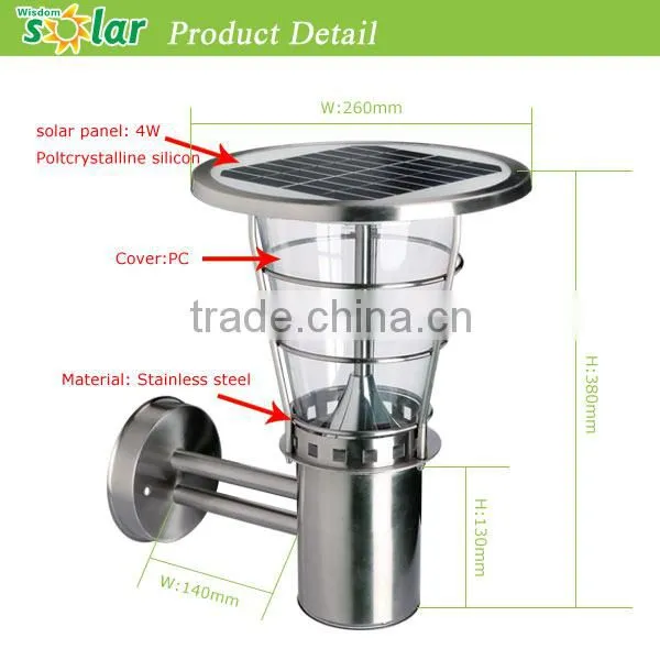 Waterproof garden solar light decoration wall mounted outdoor solar lights IP65