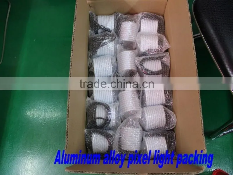 dmx rgb Aluminum alloy pixel light for building decocation