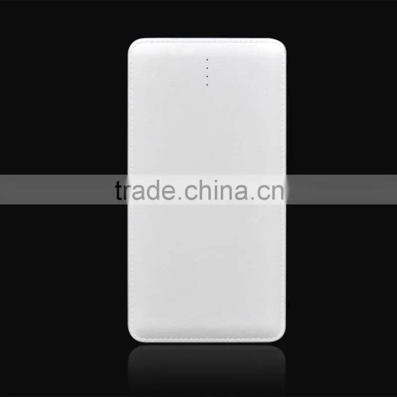 2016 super slim portable emergency jump starter charger with leather design