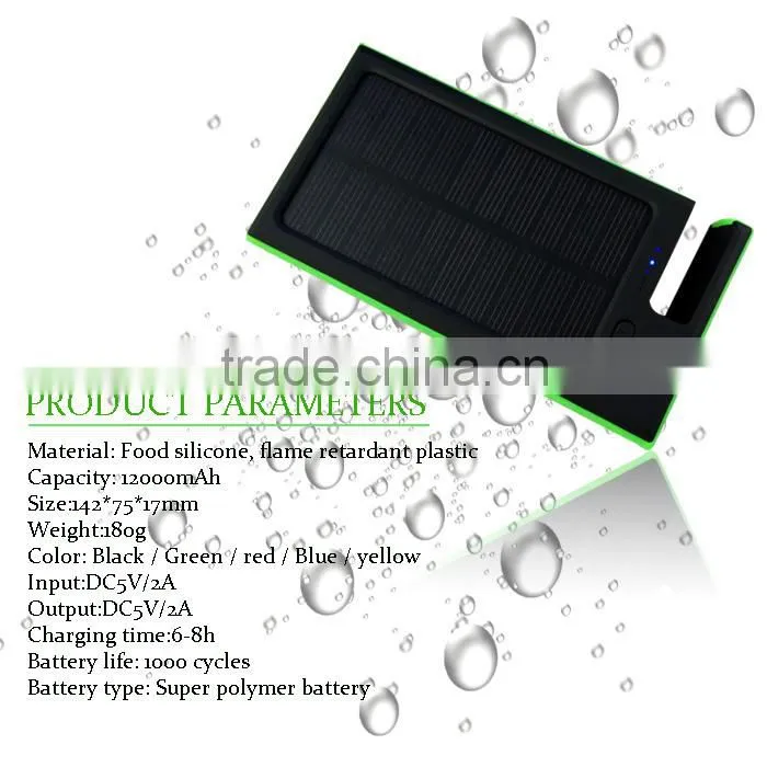 12000mah powerbank/5000mah power bank with led flashlight and screen