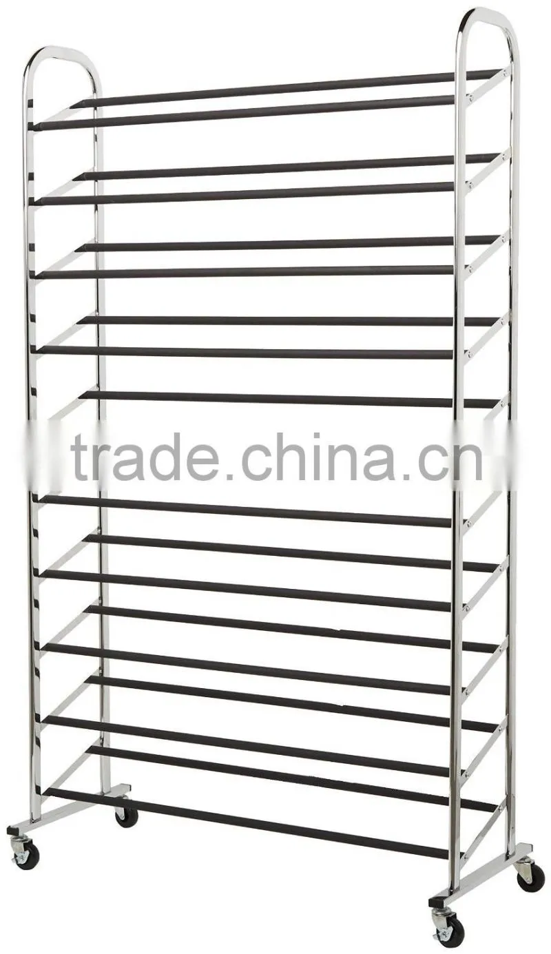 Icegreen 6-pair Metal Stackable Shoe Rack