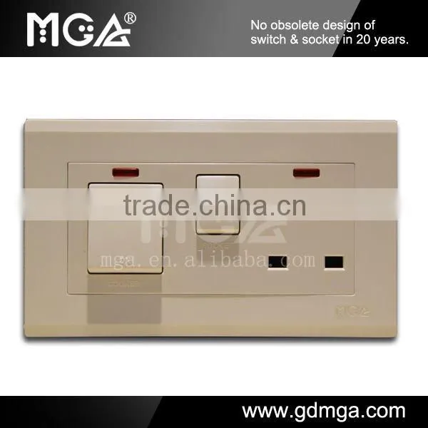 MGA Q7L Series wall switch and socket