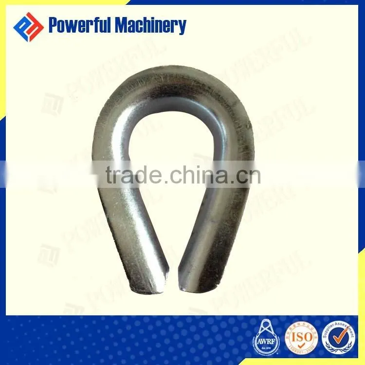U.S. TYPE STANDARD CARBON STEEL G414 HEAVY DUTY CABLE THIMBLE