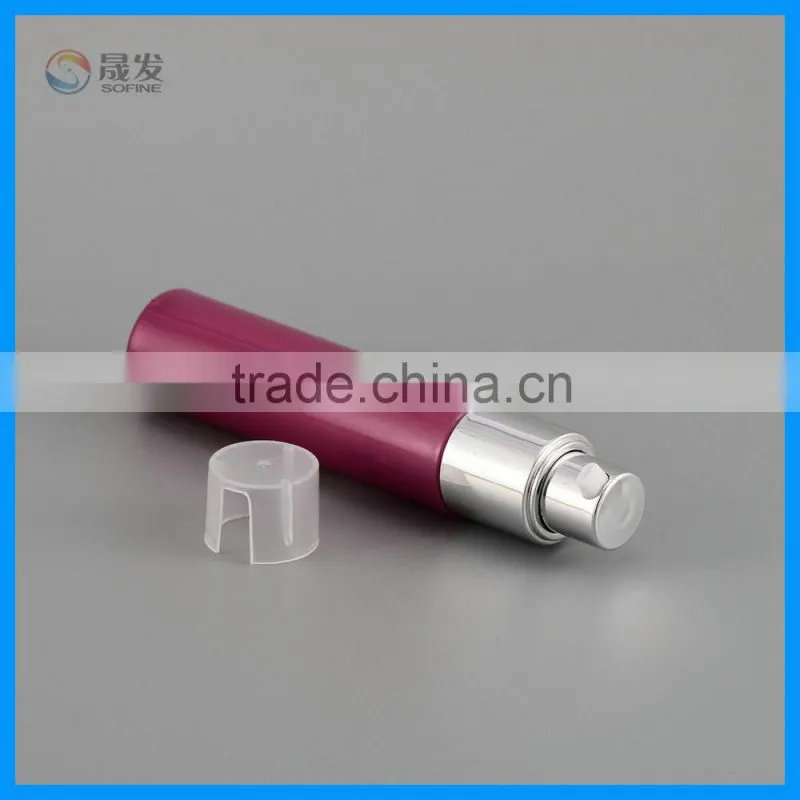Round cosmetic pet lotion pump bottle