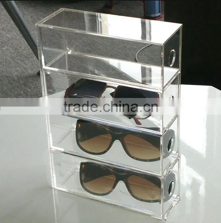 Shenzhen factory cheap wholesale acrylic sunglass display case