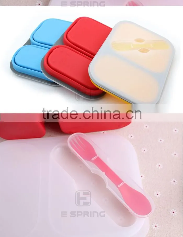 Microwaveable Tableware Bento Lancheira Dinnerware Set Lunch Box for Kids