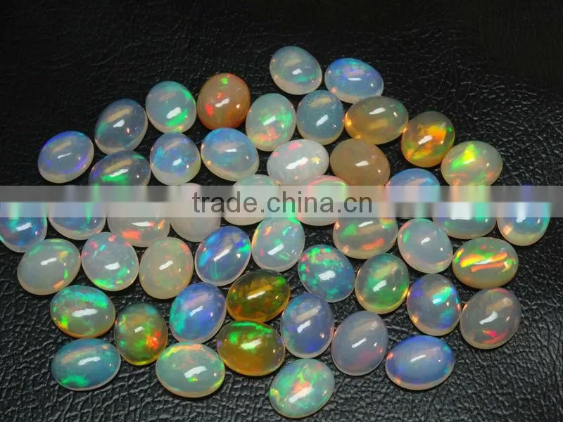 6x4 Ethiopina opal cabochon, ++AAA quality , play of color and fire