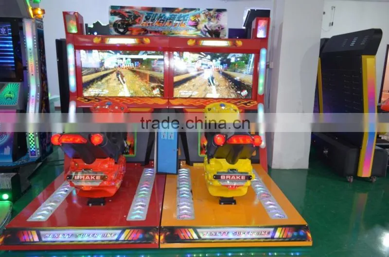 Amusement bike racing game machine Thunderbolt Motor racing bike game