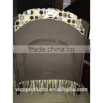 Wonderful baby playpen with canopy and mosquito net and toy bars