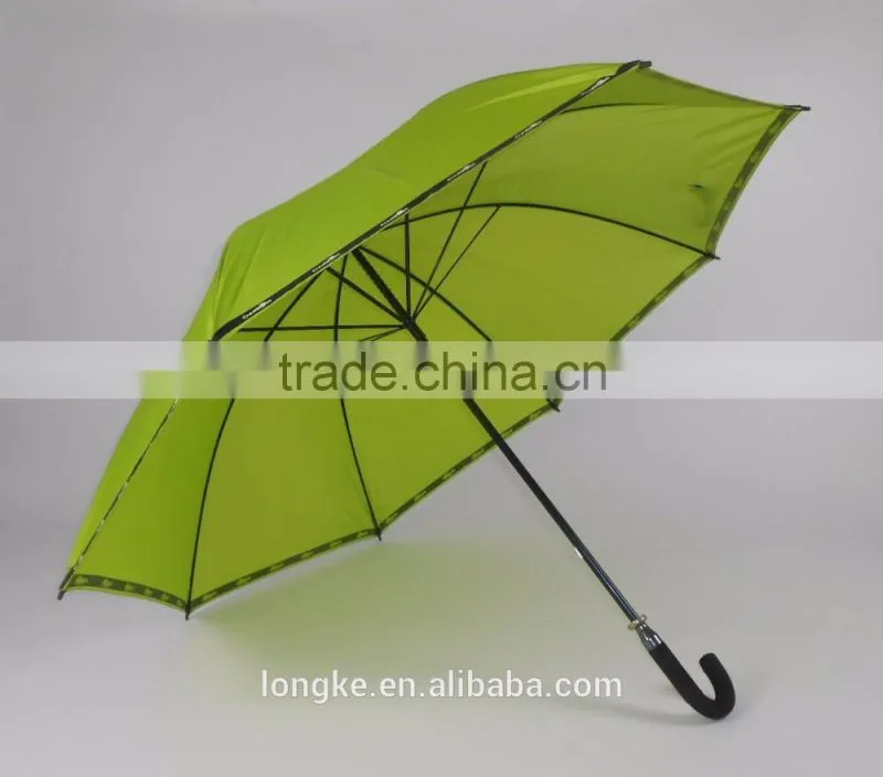 logo bordure umbrella golf umbrella with logo edge piping