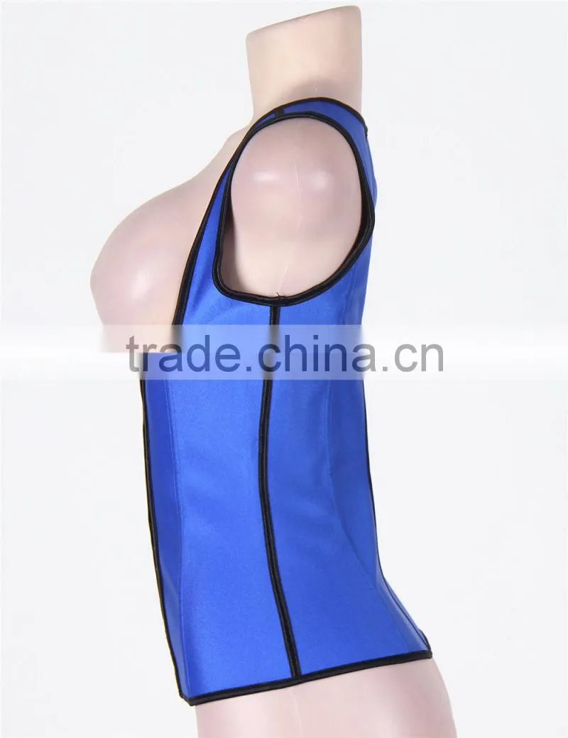 Factory Directly Hot Wholesale 4 Steel Bones Latex Corset Girdle Vest Waist Trainer Body Shaper