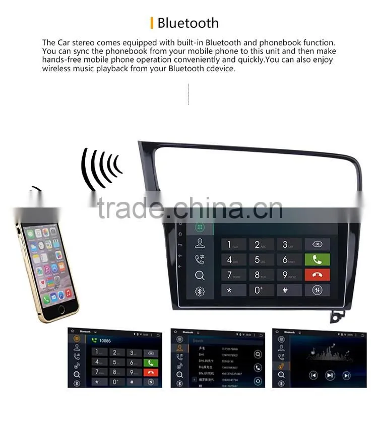 Android 5.1.1 car dvd player GPS 1080p video decoding