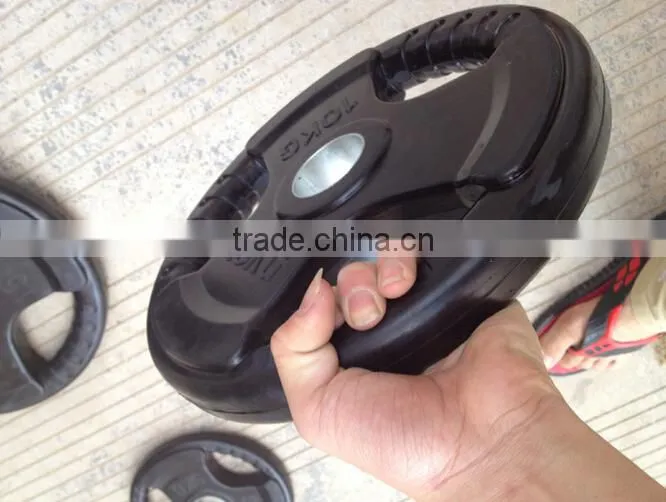 colored crossfit equipment Solid Rubber Olympic Bumper Plates
