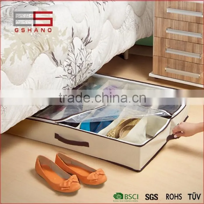 Durable Strong Stackable Shoes Storage Boxes, Plain Cardboard Shoes Storage Box