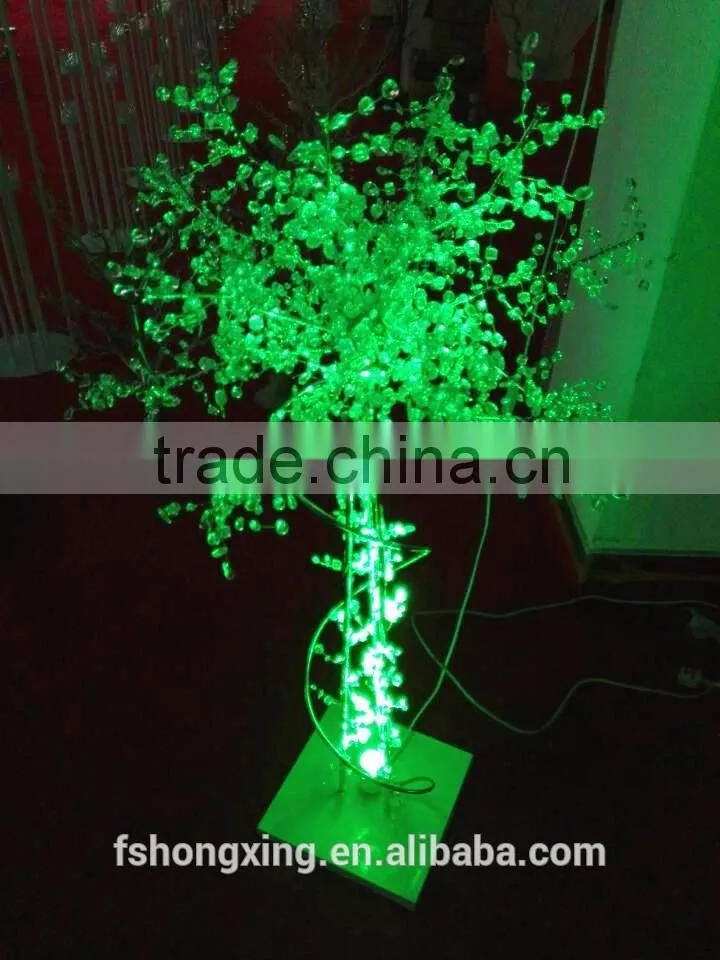 new elagant tall LED lighting crystal wish trees for wedding evening decoration