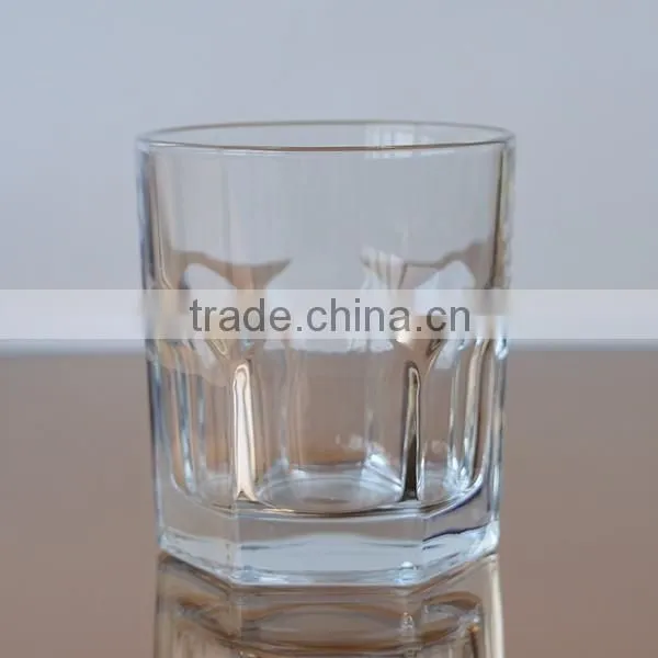 Long term supply whiskey glass cup with round mouth