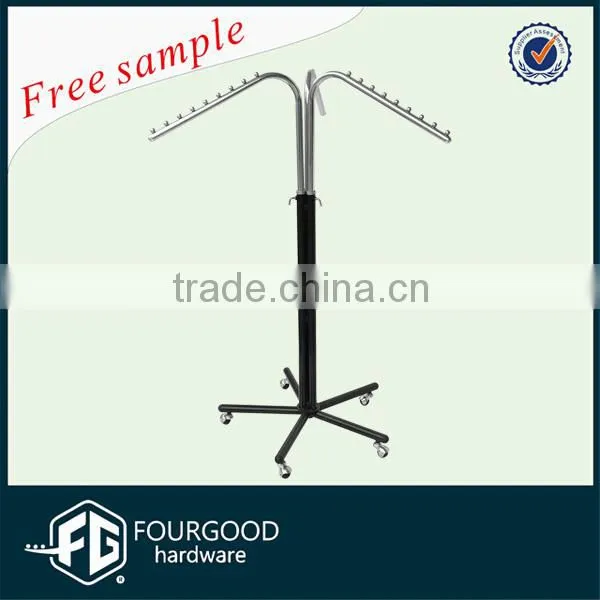 4 way clothing display rack / supermarket rack / display stand
