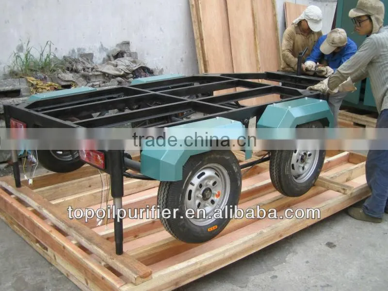 TOP Series ZYD-I- 50 Double Stage Vacuum transformer Oil decolor/degas/dewater machine,ISO& CE remark,