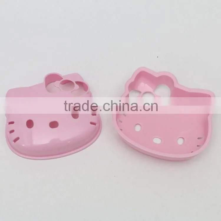 Plastic cartoon cat Sandwich Mold plastic bread cutter DIY toast mould