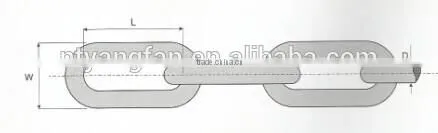 British Standard Long Anchor Link Chain ,