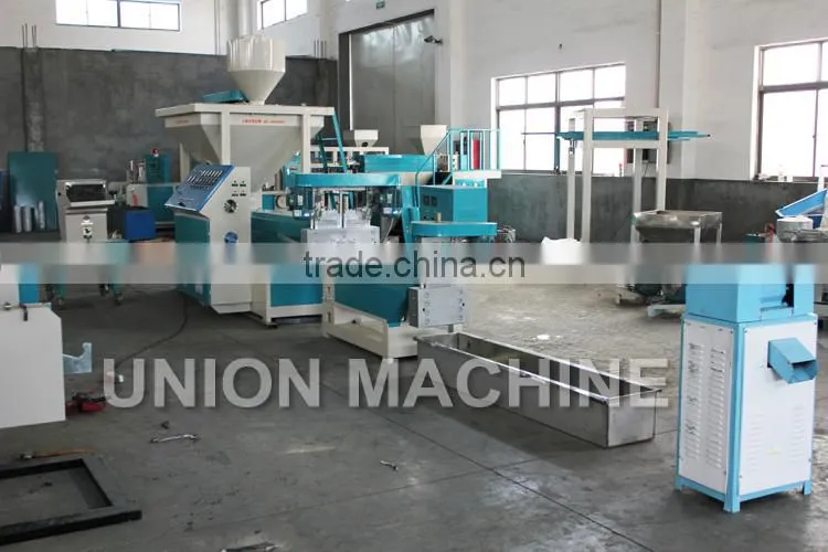 Fully Automatic Waste EPE Plastic Scrap Recycling Machine Pelletizer Granules Extrusion Line