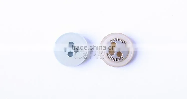 Small round customized baby sweater polyester button