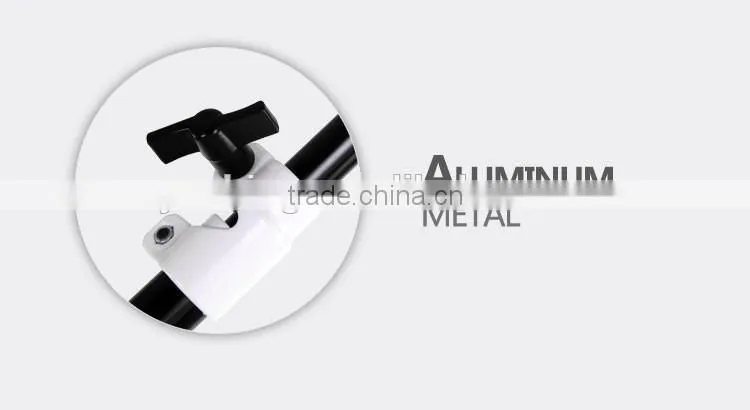 Background heavy duty ground light stand with white connector