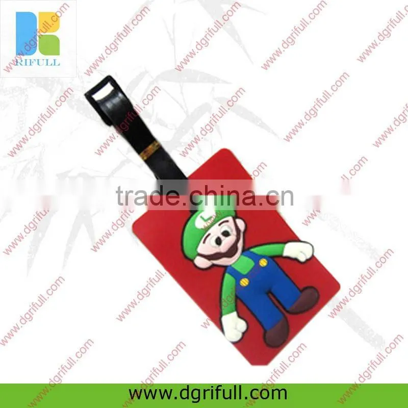 Fashion personalized design silicone luggage tag