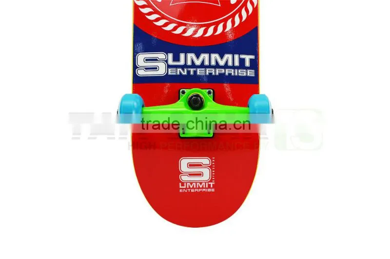 High quality 31x8 inches 7 ply 100% canadian maple short Skateboards maple wood skateboards