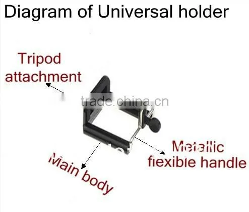 Aluminum optical telescope 12x lens for iphone5