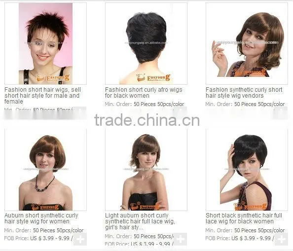 natural short hair wigs , cheap synthetic wigs for black women