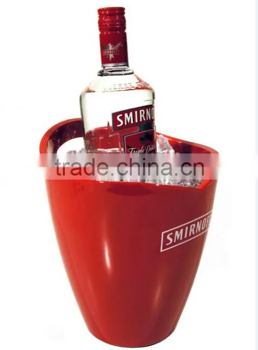 New arrival smirnoff ice bucket, vodka ice bucket plastic