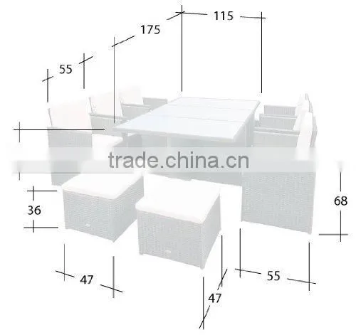 rattan Sunbed