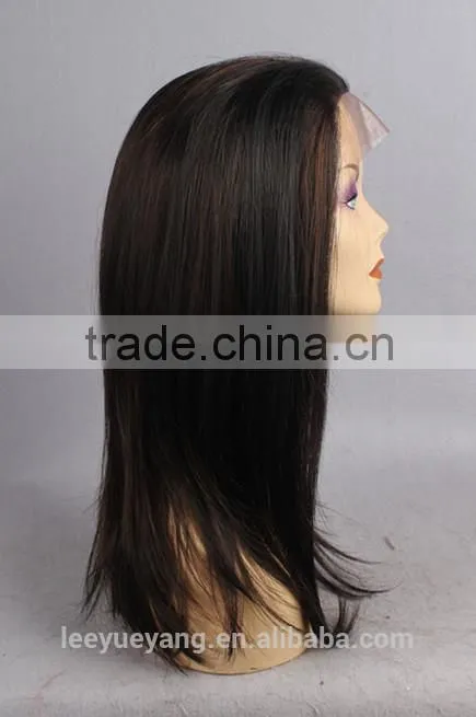 High quality 100% synthetic black lace front wigs