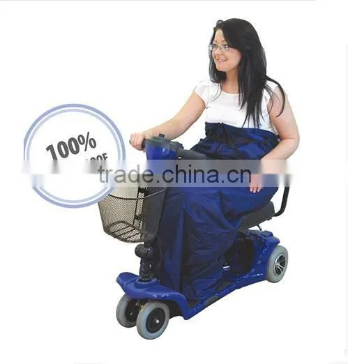 Wheelchair Accessories Fleece Lining Waterproof Scooter Cosy Warm Full Length Zip Phone Pocket Scooter Clothing