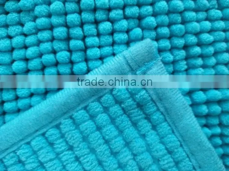 simple home textile chenille non-slip mat