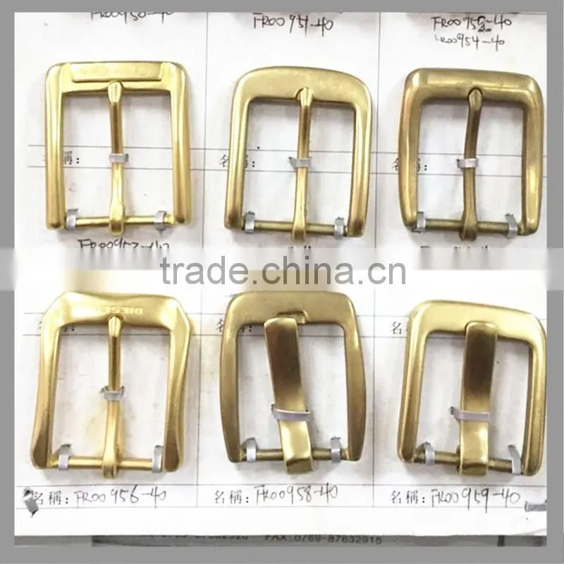 Facotry Price Polish Solid Brass Buckle For Belt