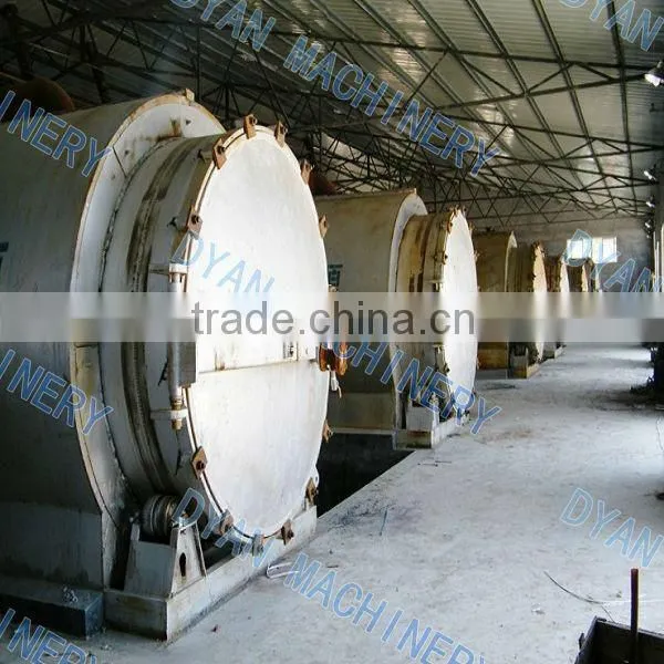 Waste Tire Fuel Oil Recycling Plant Pyrolysis Machinery