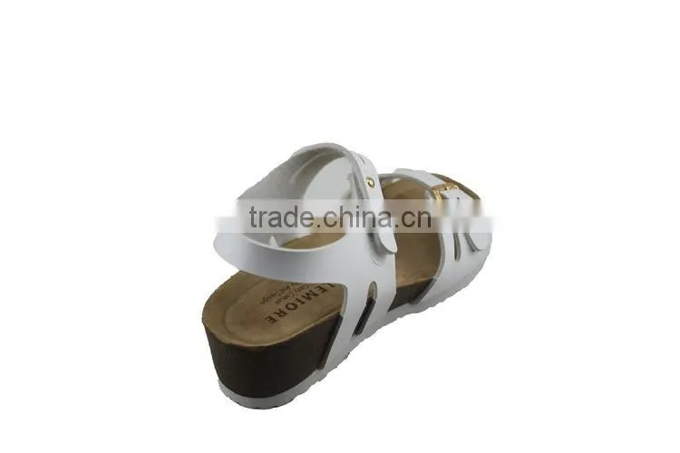 2015 Summer cork outsole lady comfortable platform sandal shoe