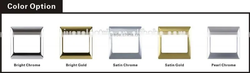 Good Quality IVOR Central Air-Conditioner Thermostat Digital AC Thermostat Switch SK-AC2000T Bright Gold Metal Frame