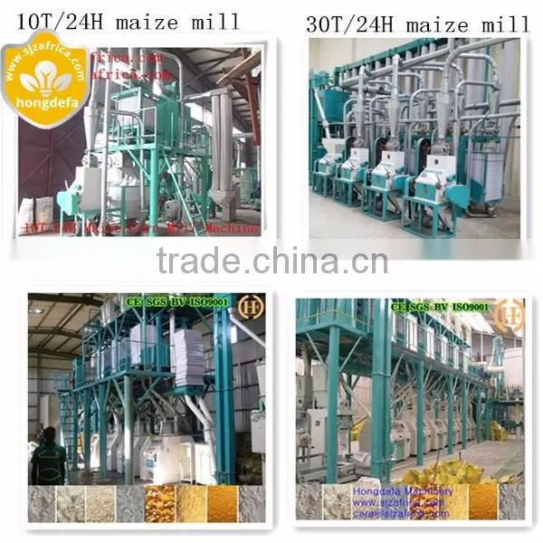 High quality corn mill maize flour making machine