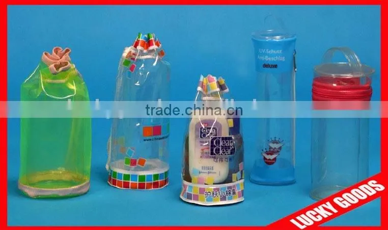 functional fashion plastic clear pvc pouch