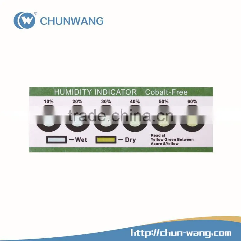 2015 Hot Selling Six Dots Humidity Indicator Paper