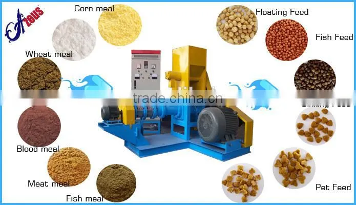 Hot selling good quality animal feed / pet food production line with CE