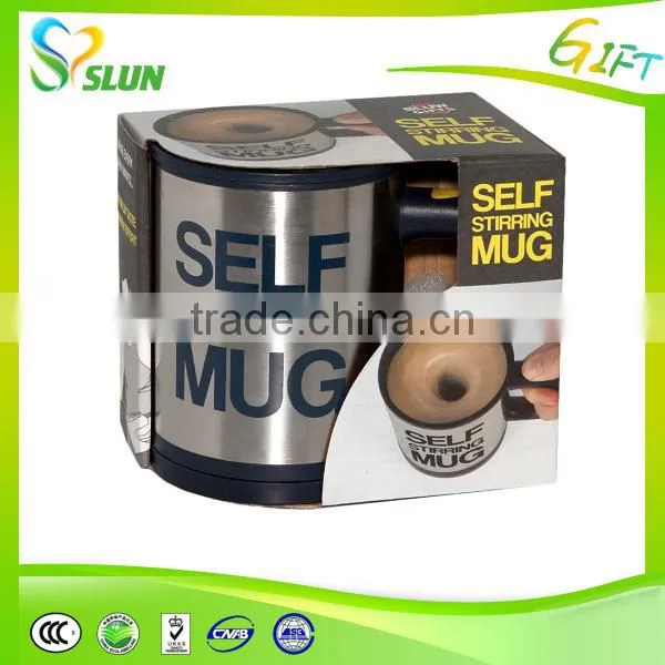Automatic self stirring mug custom coffee travel mugs