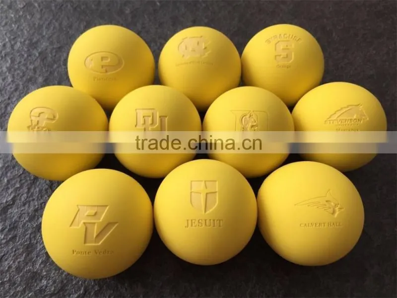 NCAA NOCSAE & SEI approved lacrosse ball lacrosse massage ball rubber ball