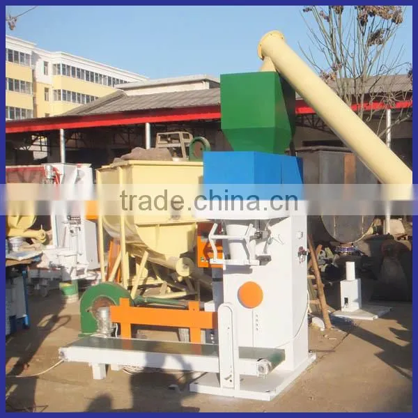 cow manure organic fertilizer packing sealing machine