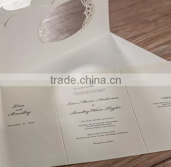 Bride and groom design wedding card